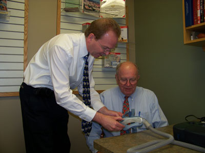 Matt Osterhaus with Patient